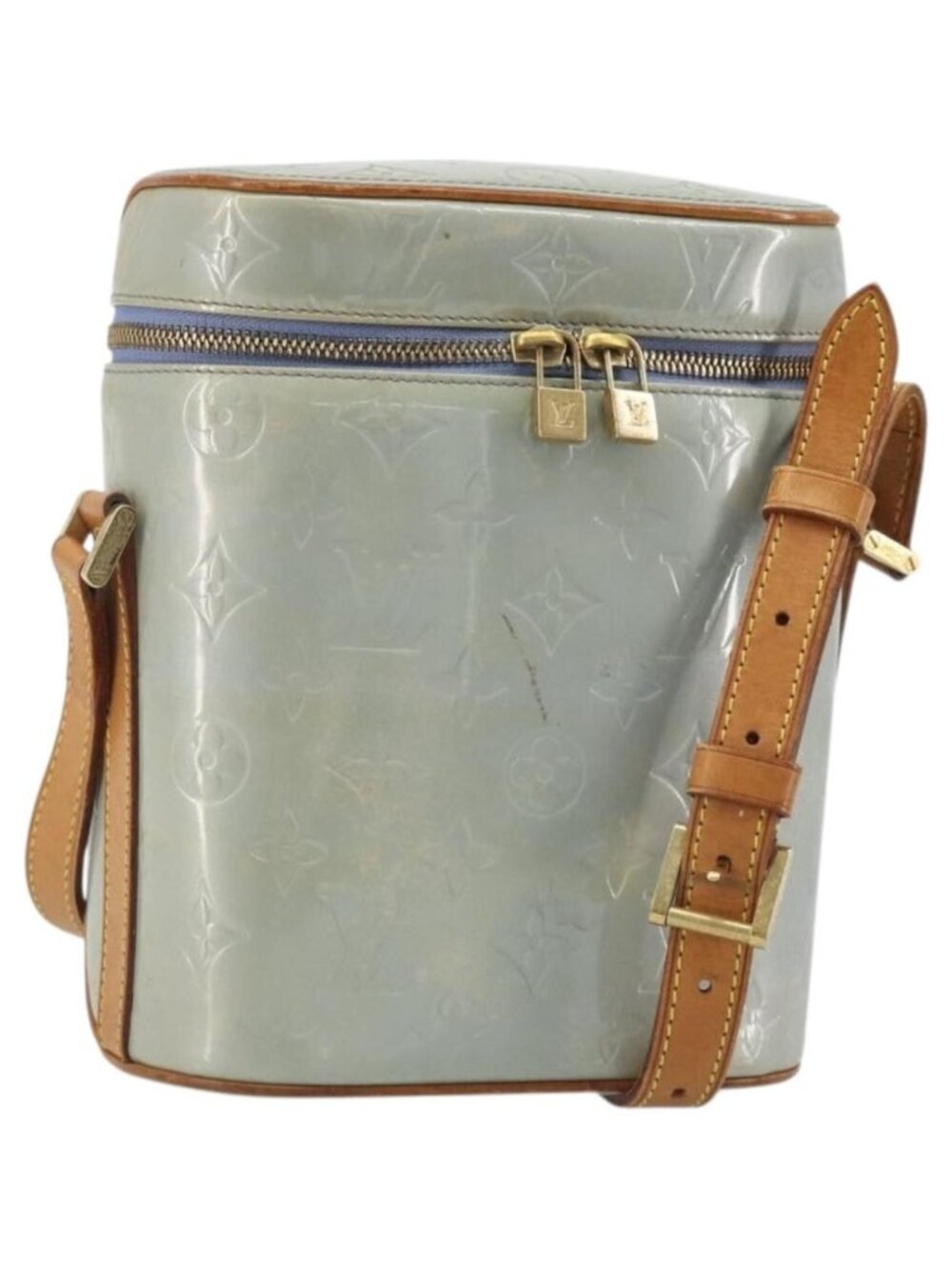 LOUIS VUITTON Monogram Vernis Sullivan Vertical Bag Lavande M91258